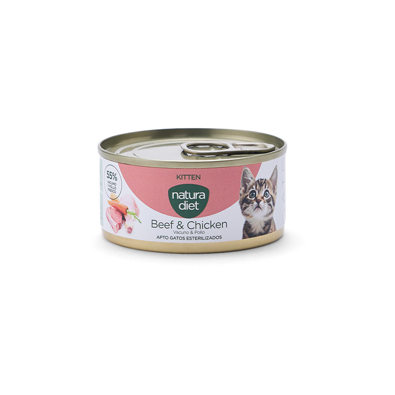 NATURA DIET KITTEN BEEF & CHICKEN