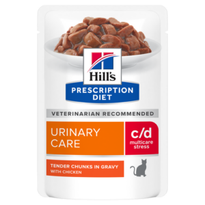 HILLS PD URINARY CARE C/D MULTICARE STRESS POUCH 85G