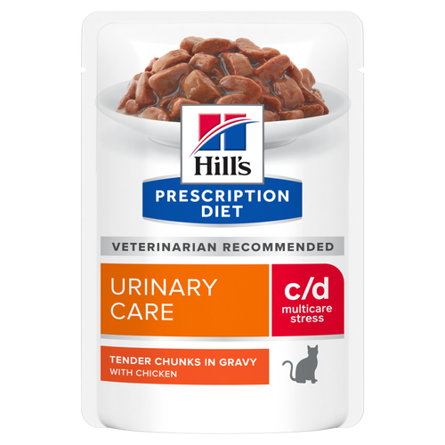 HILLS PD URINARY CARE C/D MULTICARE STRESS POUCH 85G