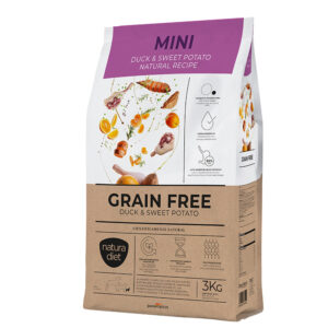 NATURA DIET GRAIN FREE DUCK & SWEET POTATO MINI