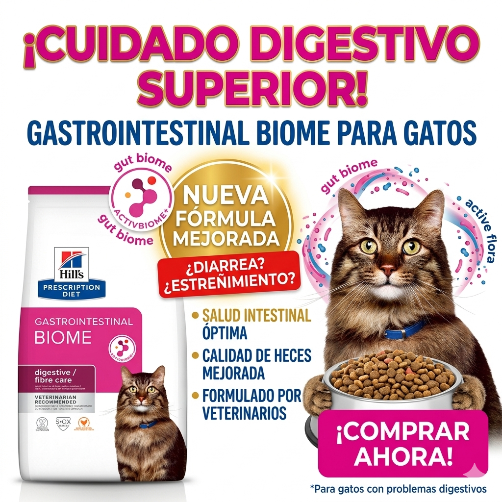 HILLS PD GASTROINTESTINAL BIOME GATO - Imagen 2