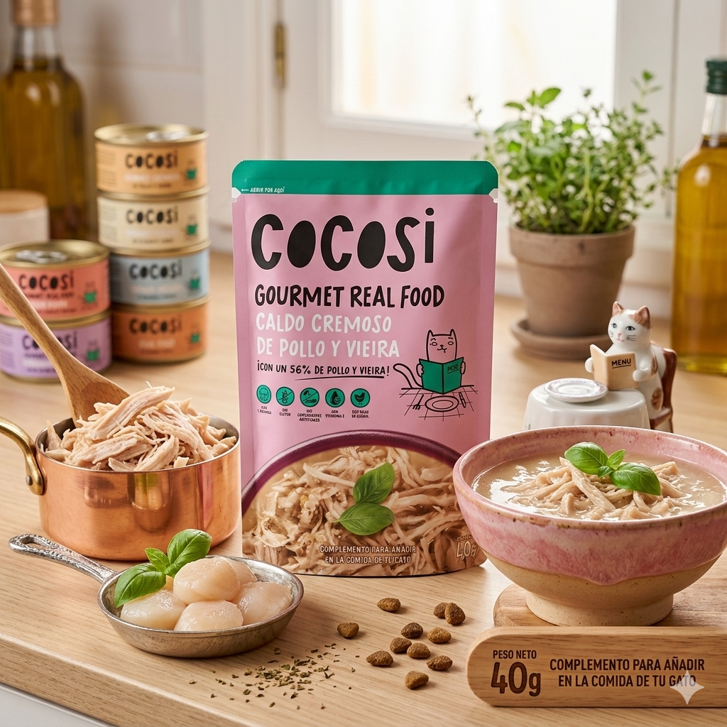 Cocosi Caldo Cremoso de Pollo y Vieira - Imagen 2