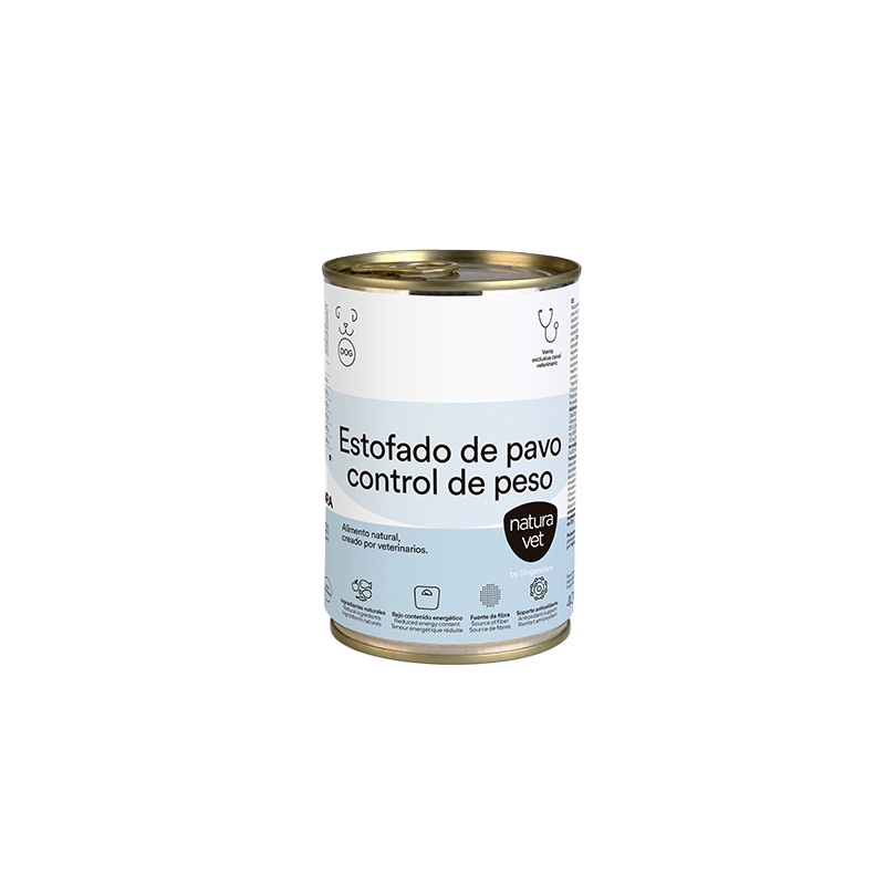 NATURA VET ESTOFADO DE PAVO CONTROL DE PESO