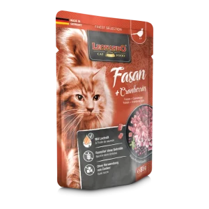 Leonardo Comida Húmeda Menú Faisán + Arándano Rojo para Gatos