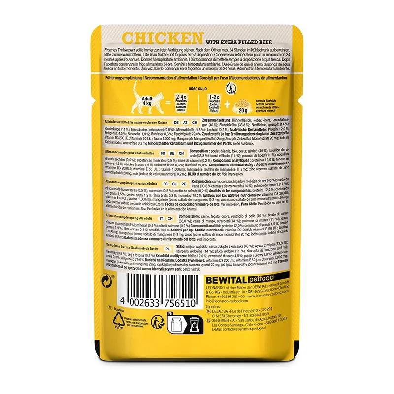 Leonardo Pulled Pollo con Extra de Ternera - Image 3