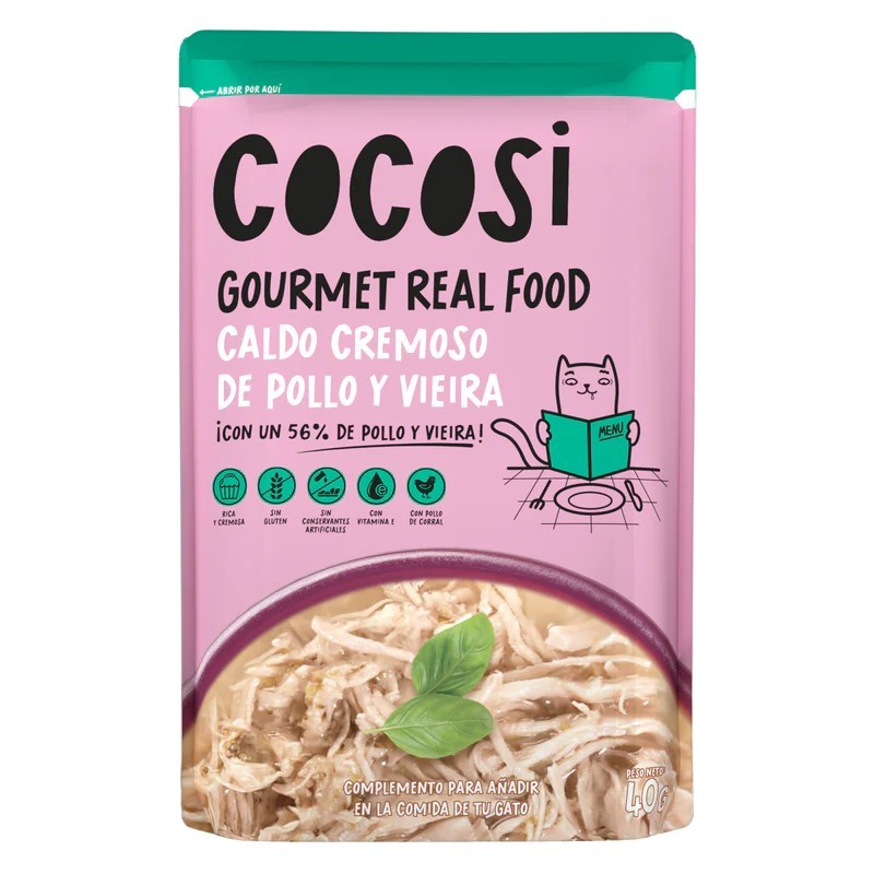 Cocosi Caldo Cremoso de Pollo y Vieira