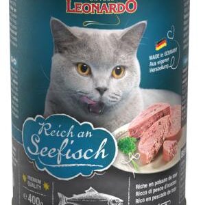 Leonardo rico en exquisito pescado marino