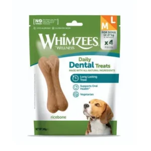 Whimzees Ricebone Snack Dental para Perros