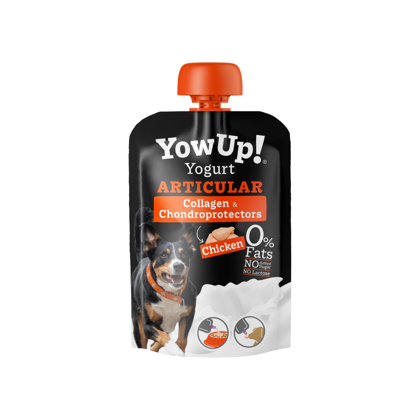 YowUp articular pollo perro