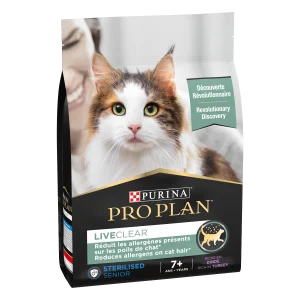Proplan cat liveclear sterilized  1,4KG