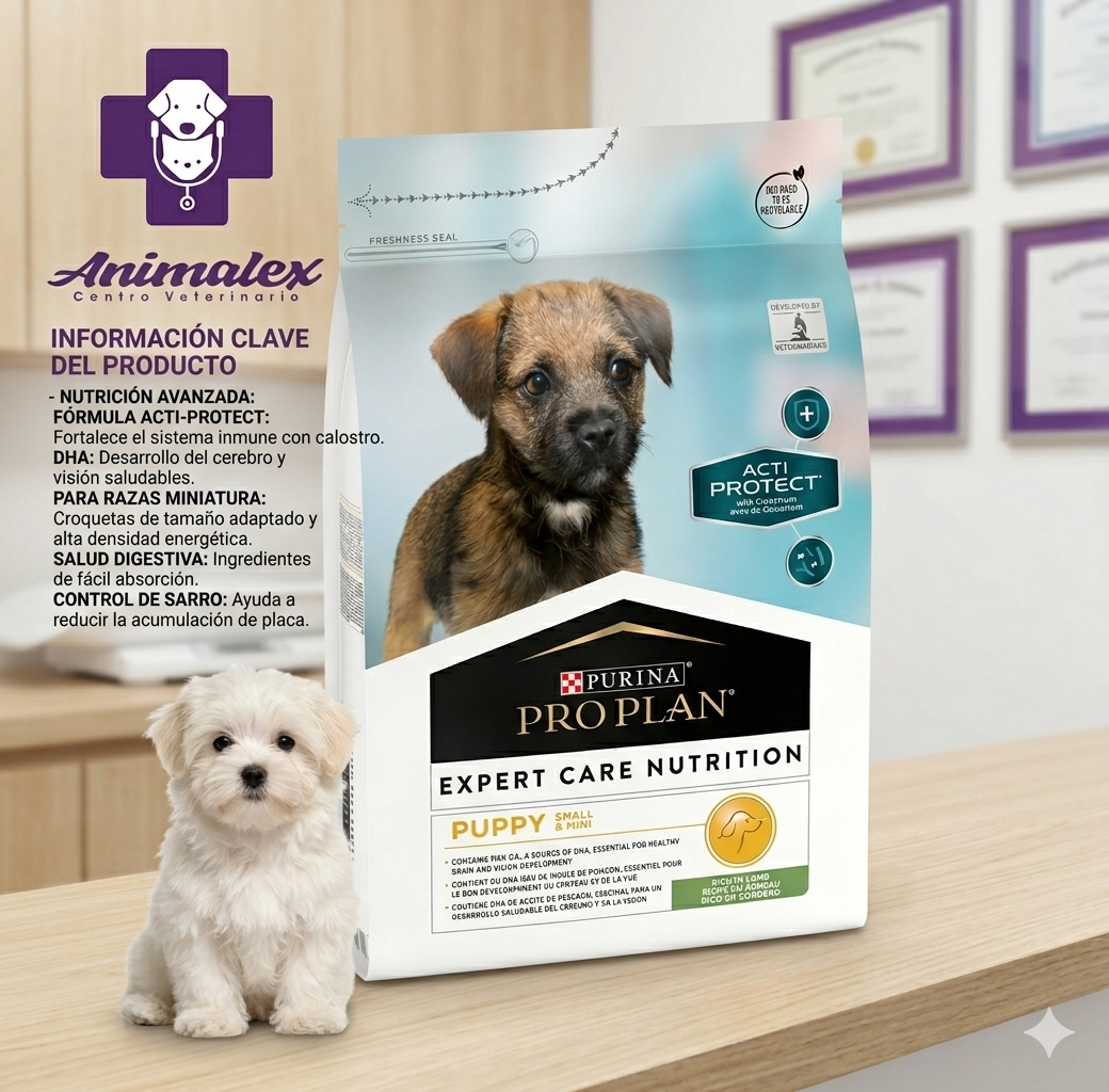 PROPLAN EXPERT DOG SMALL PUPPY CORDERO 3KG - Imagen 2