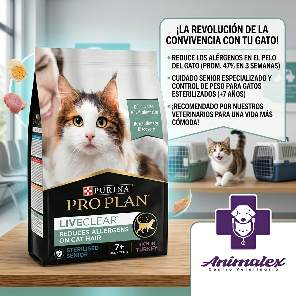 Proplan cat liveclear sterilized 1,4KG - Imagen 2